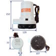 Heavy duty bilge pump 12 Volt