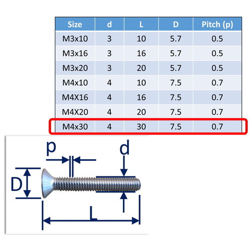 Stainless Steel Countersunk Socket Set Screws image #18