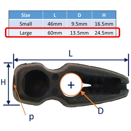 Quick Release Clips For Bungee Cord / Elastic Shock Cord Adjustable Elastic Straps image #2