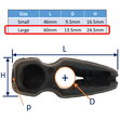 Quick Release Clips For Bungee Cord / Elastic Shock Cord Adjustable Elastic Straps image #2