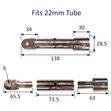 316 Stainless Steel Bimini Tensioner For Tensioning Hoods, Canopies & Biminis image #1