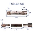 316 Stainless Steel Bimini Tensioner For Tensioning Hoods, Canopies & Biminis image #2