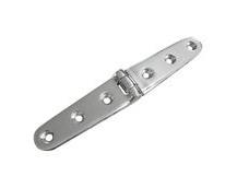 Stainless Steel A4 (316) Strap Hinge, Marine & Sailing, Door, Locker, Cabinet 160x27mm