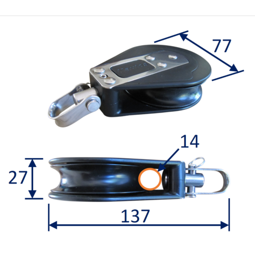 product image for Pulley Block (Holt Line 75)