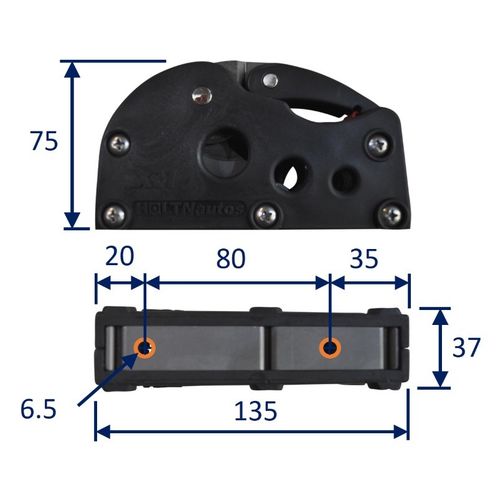 product image for Rope / Line Stopper Clutch, Easy Operation, Single Line Holt XR1