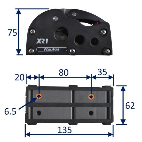 product image for Rope / Line Stopper Clutch, Easy Operation, Double Line Holt XR1