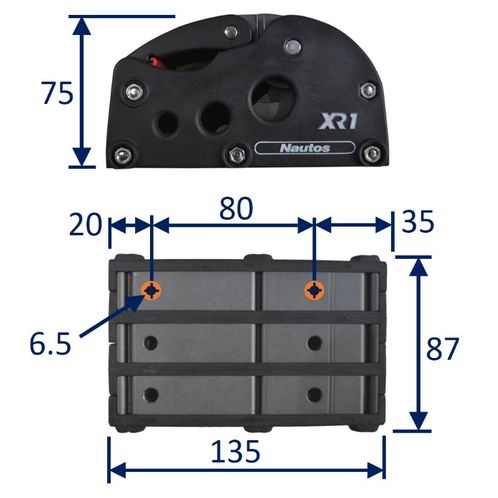 product image for Rope / Line Stopper Clutch, Easy Operation, Tripple Line Holt XR1