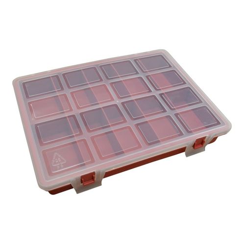 product image for Plastic Kit Box, 240x180x35mm External Size, 10 Compartment 