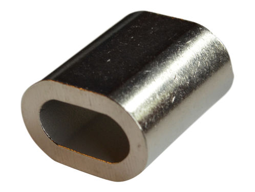 product image for Wire Rope Ferrule, 316 Stainless, Marine Grade Ferrule 