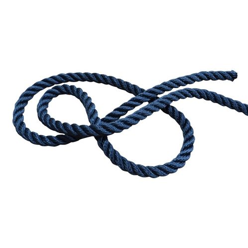 product image for Marine Rope, Polyester 3-Strand Navy Rope