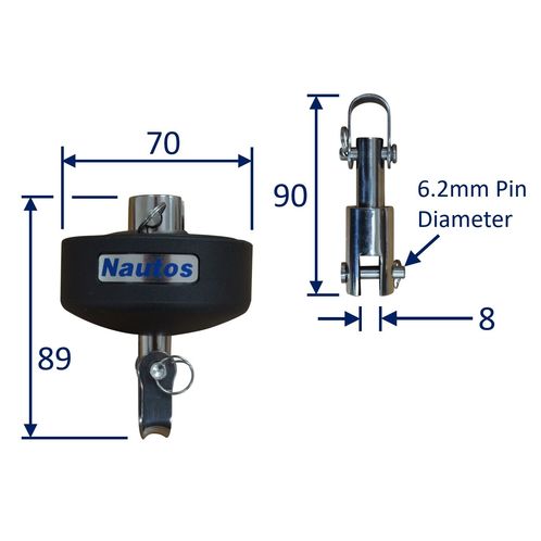 product image for Dinghy Furler With Top Swivel / Foresail Furling Drum 