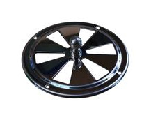 Round Stainless Steel Vent, 100mm Diameter, With Closing Action