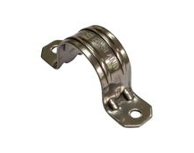 Bracket For 1.25 Inch Tube Or Stanchion.  316 Stainless Construction, With Reinforcing Ribs