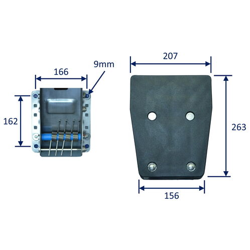 product image for Outboard Motor Bracket, Sprung Action For Up to 40kg Weight
