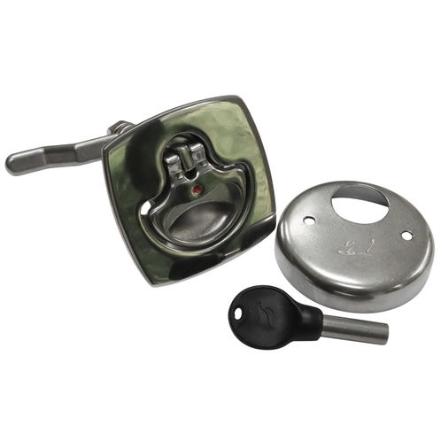 product image for Boat Hatch Lock-Down Handle With Twist Lock Action And Locking Key