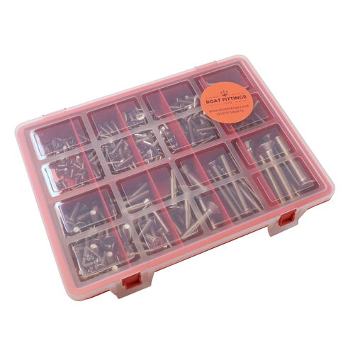 product image for Kit Box Of 316 Stainless Steel Countersunk Socket Set Screws / Bolts