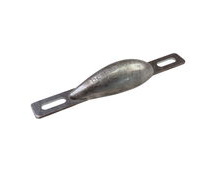 Zinc Sacrificial Anode, Water-Drop Shape, Smooth Moulded Shape For Less Drag, 500g