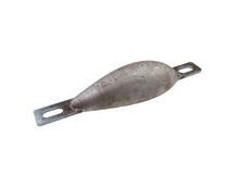 Zinc Sacrificial Anode, Water-Drop Shape, Smooth Moulded Shape For Less Drag, 2Kg