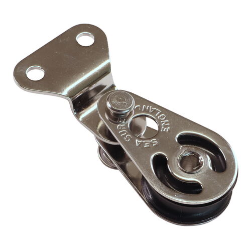 product image for Stainless Steel Small Pulley Block, With Screw Mounting Plate