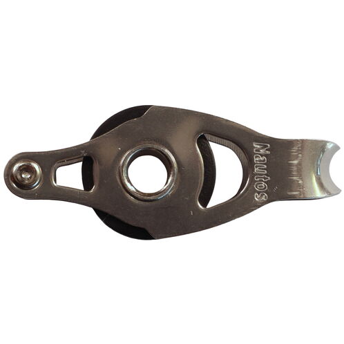 product image for Single Fixed Pulley Block With 20mm Sheave, 316 Stainless Side Plates, Miniox