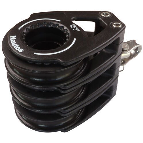 product image for Nautos Organic 57 Triple Swivel Sailing Pulley Block With Ball Race