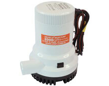 SEAFLO 2000 GPH Electric Bilge Pump / Non-Automatic / Submersible Pump / 12Volt