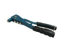 Pop-Rivet Gun, Hand Operated, With 4 Sizes Of Nozzle, For Setting Blind Rivets